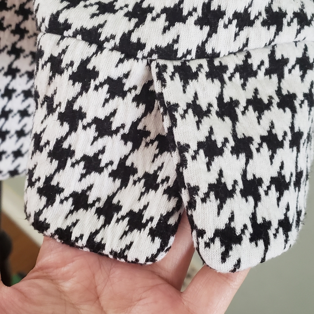 Houndstooth Cardigan Blazer Dressbarn - Picture 3 of 3